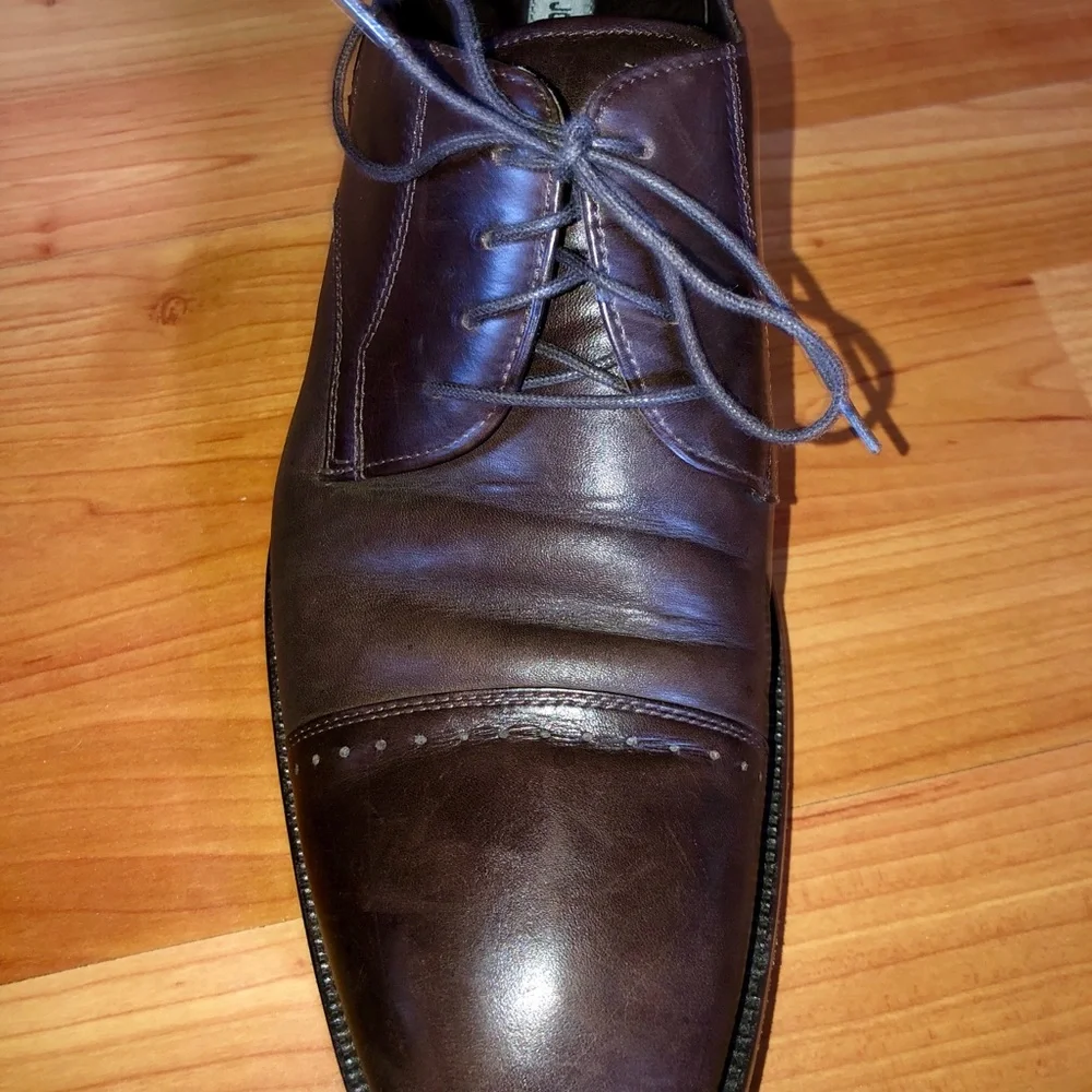 👞Johnston & Murphy Professional Leather Dress Shoes Oxford Derby Sz 13